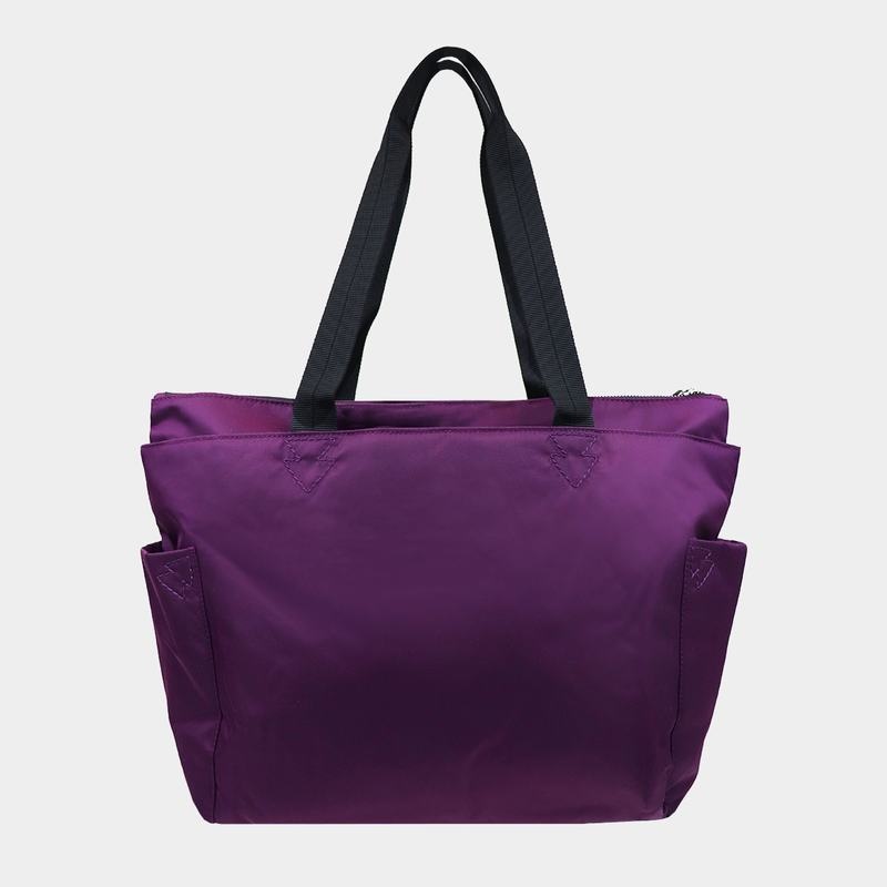 Purple Women's Hedgren Margaret Sustainably Made Tote Bags | DYX1012ZA