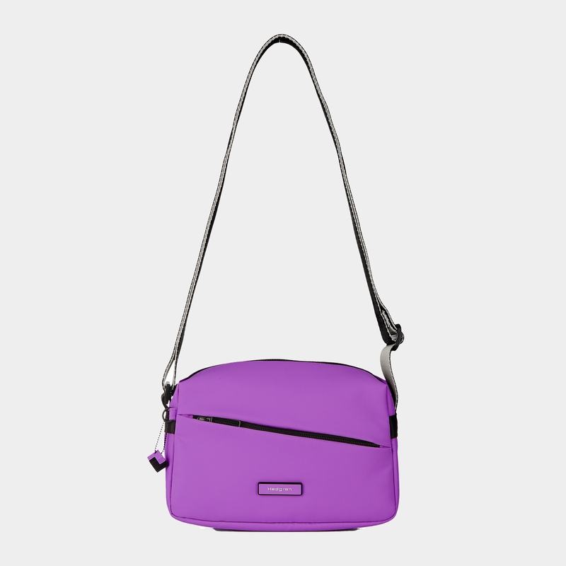 Purple Women's Hedgren Neutron Small Crossbody Bags | NDB6717HI