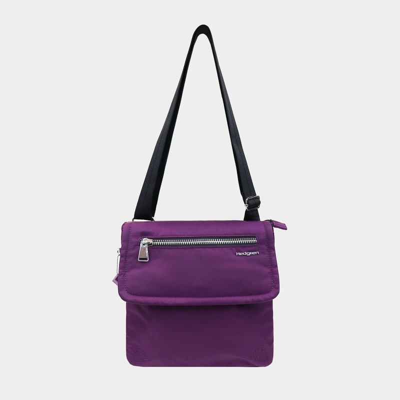 Purple Women's Hedgren Victoria Sustainably Made Crossbody Bags | BEU8624GQ