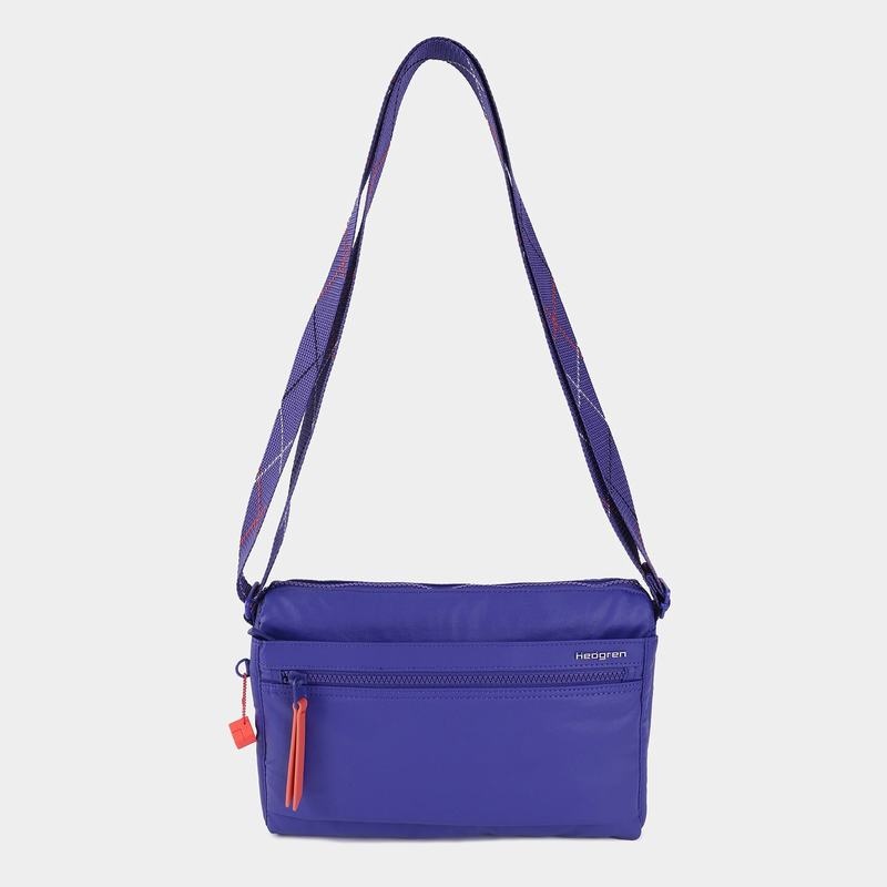 Royal Blue Women's Hedgren Eye Medium Shoulder Bags | SOT4769PJ