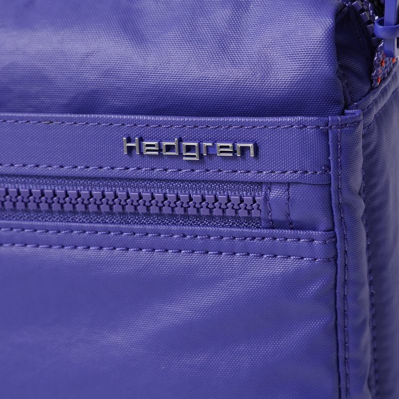 Royal Blue Women's Hedgren Eye Shoulder Bags | RDM5211MN