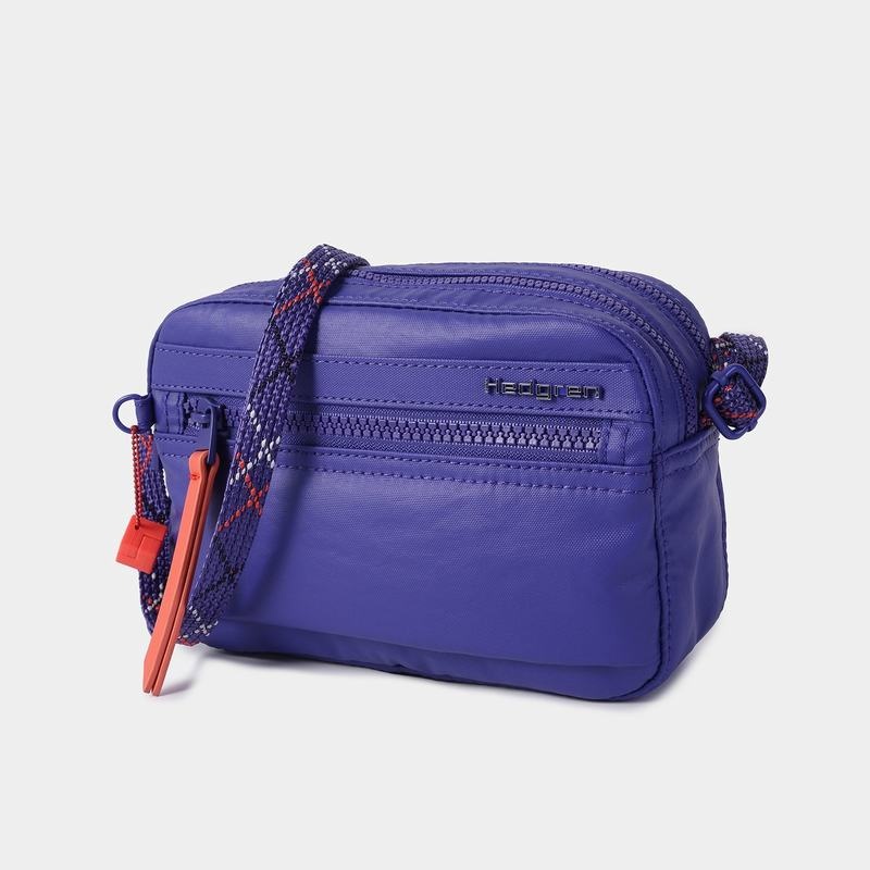 Royal Blue Women's Hedgren Maia Crossbody Bags | ATU4874QB