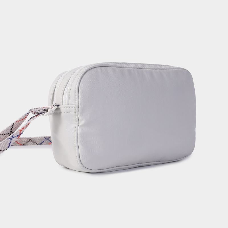 White Grey Women's Hedgren Maia Crossbody Bags | BNL8041MK