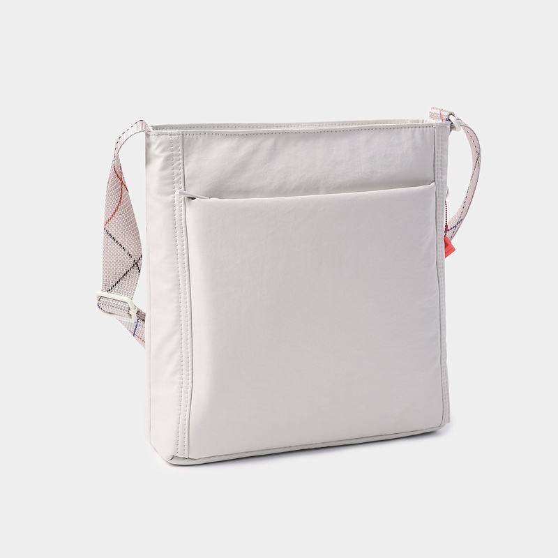 White Grey Women's Hedgren Orva Crossbody Bags | BPZ9645EG