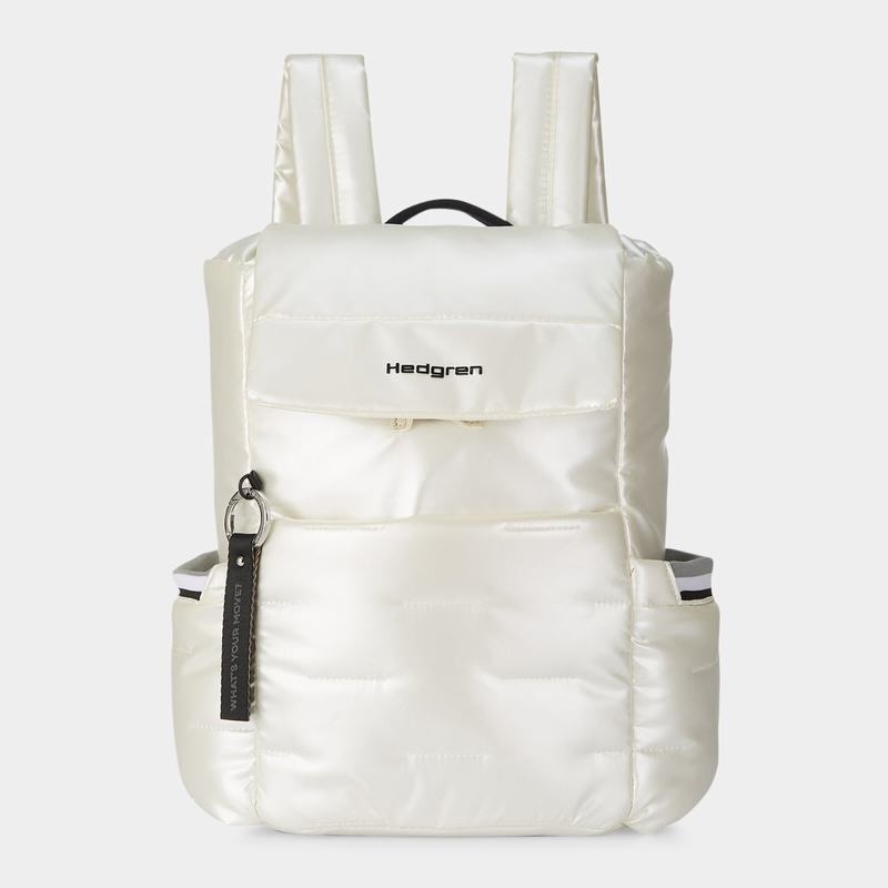 White Women\'s Hedgren Billowy Backpacks | AMM9969MX