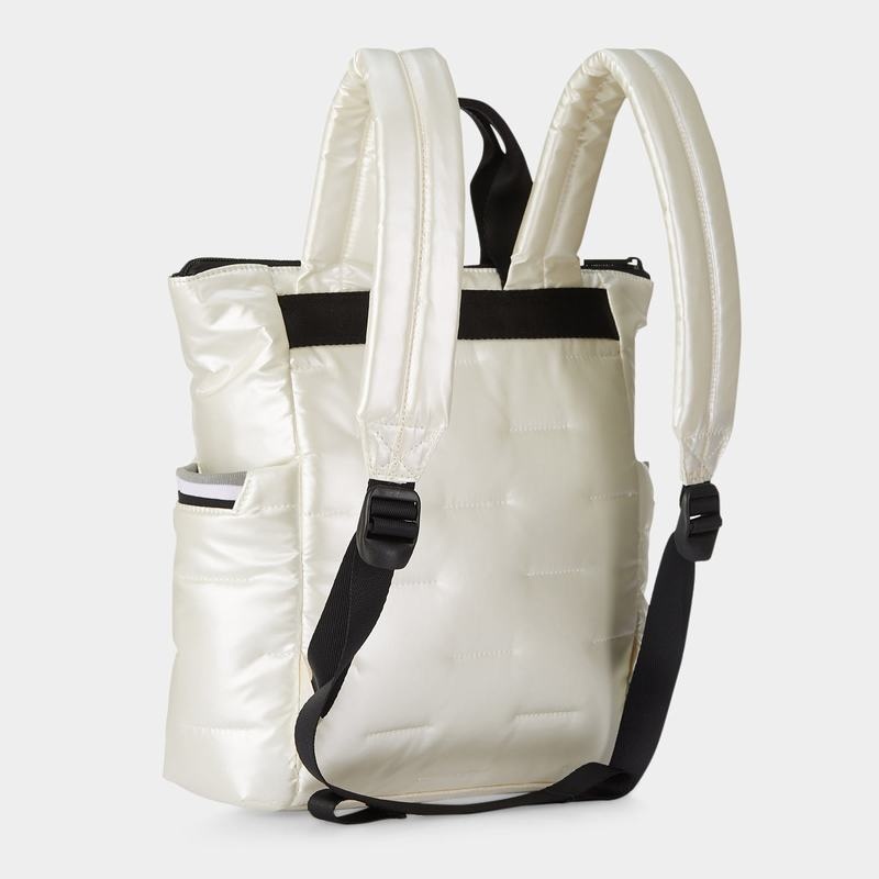 White Women's Hedgren Comfy Backpacks | HOW7971JV