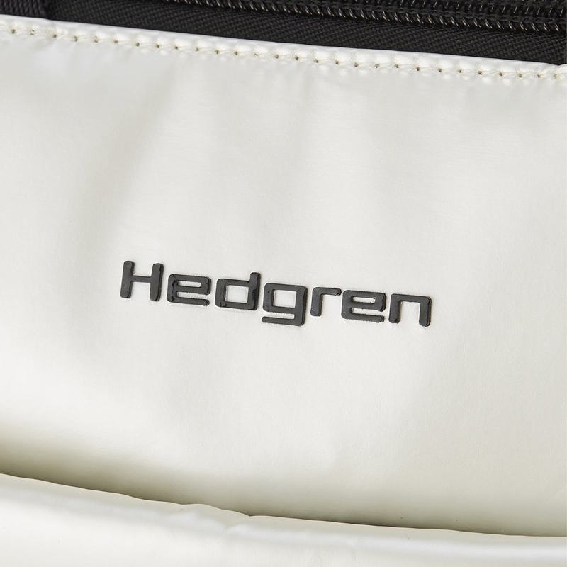 White Women's Hedgren Comfy Backpacks | HOW7971JV