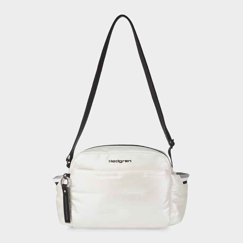 White Women's Hedgren Cozy Shoulder Bags | UGO6062DY