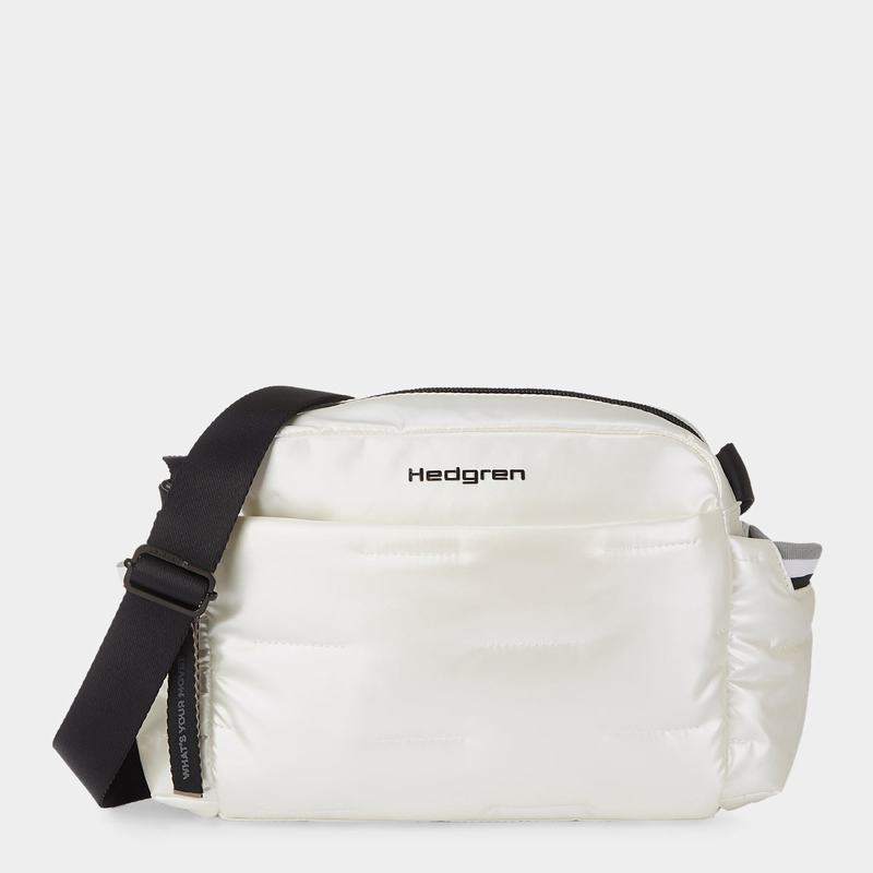 White Women\'s Hedgren Cozy Shoulder Bags | UGO6062DY